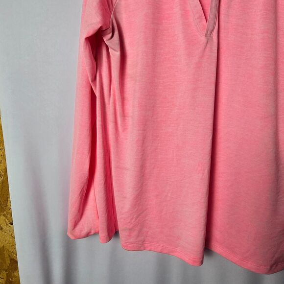 Under Armour Women's Hooded Sweatshirt Medium‎ Pink Long Sleeve 100% Polyester - Picture 10 of 16